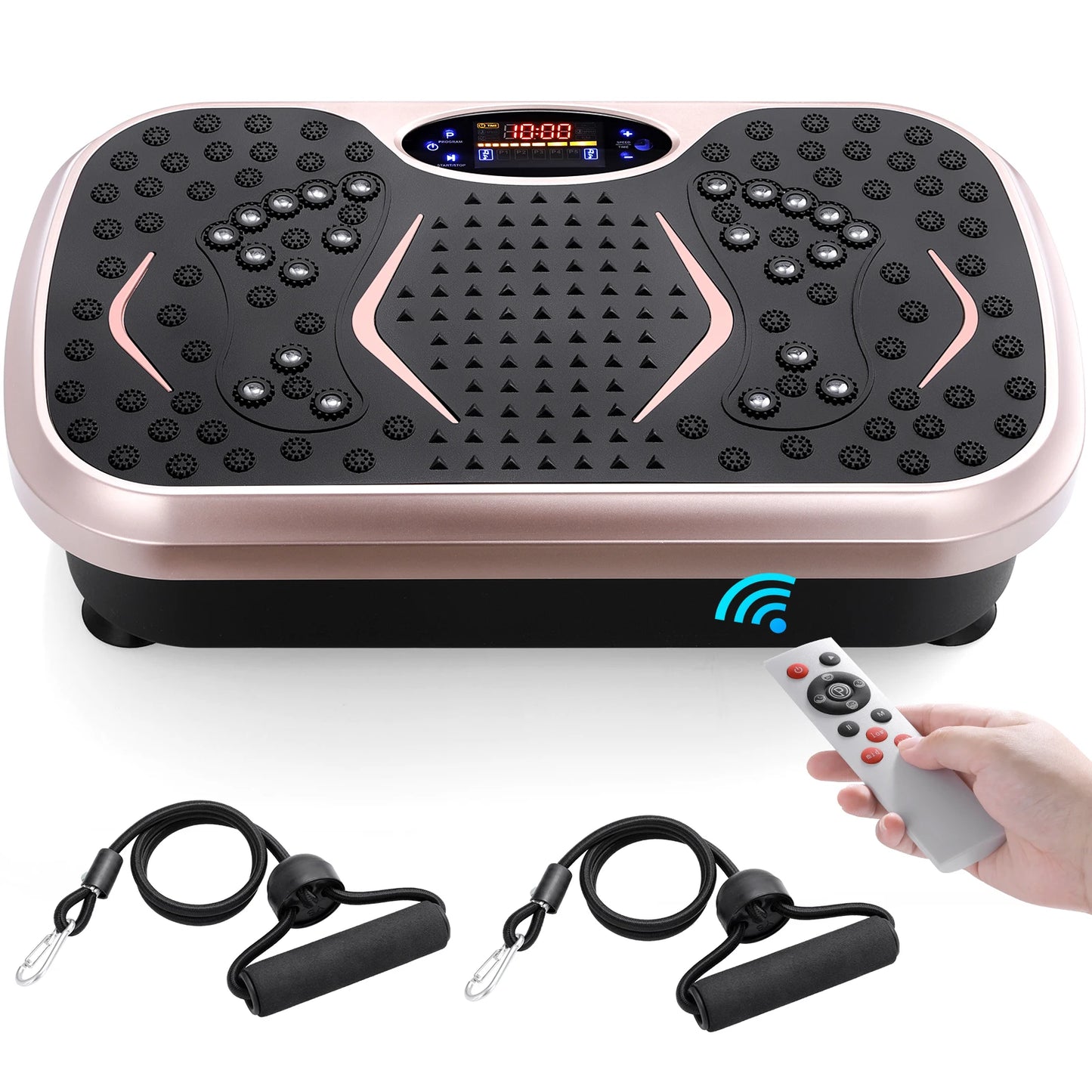 Vibration Plate Exercise Machine for Lymphatic Drainage Whole Body Workout Fitness Platform