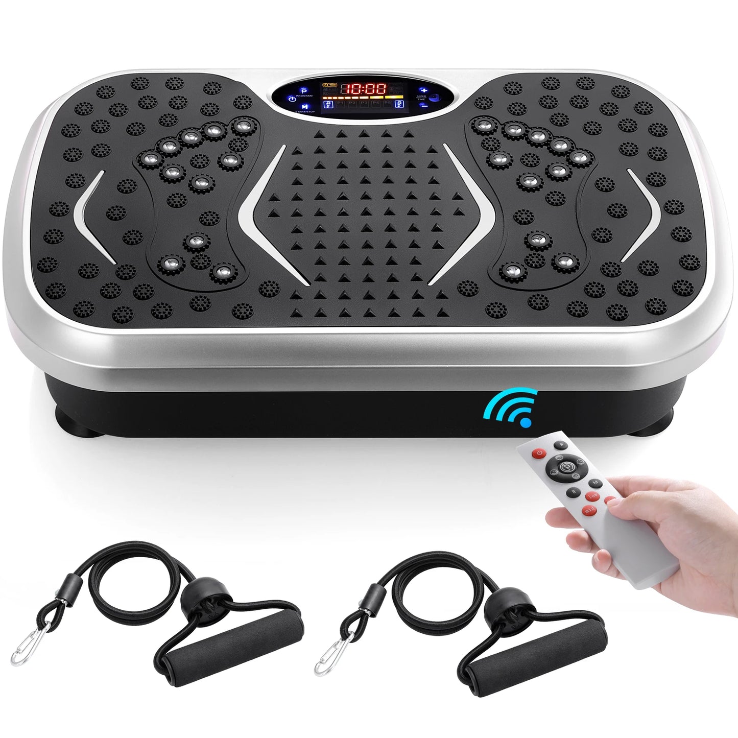 Vibration Plate Exercise Machine for Lymphatic Drainage Whole Body Workout Fitness Platform